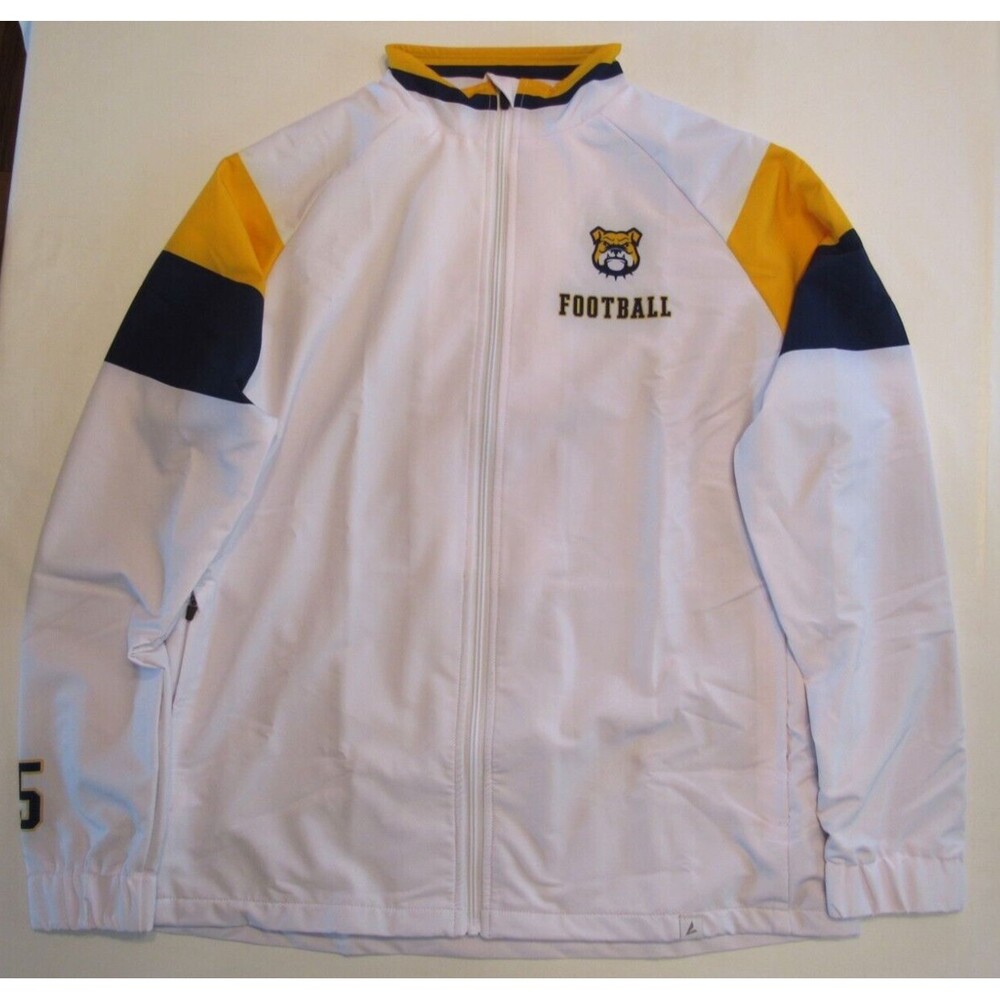 BSN Sports Men's Full Zip Lightweight Jacket Bulldog Logo NWOT Size L
